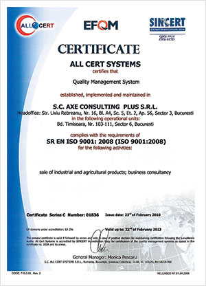 Certificare ISO 9001:2008